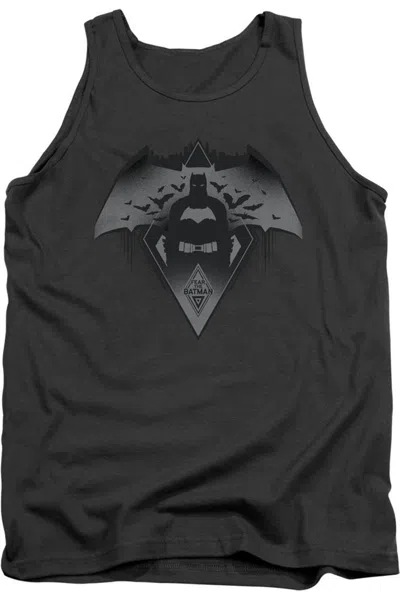 Gildan Batman V Superman Fear Adult Tank Top In Pink