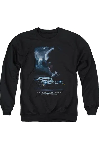 Gildan Batman V Superman Gotham Knight Adult Crewneck Sweatshirt In Black