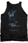 Gildan Batman V Superman Gotham Knight Adult Tank Top In Black
