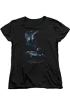 Gildan Batman V Superman Gotham Knight Short Sleeve Womens Tee / T-shirt In Black