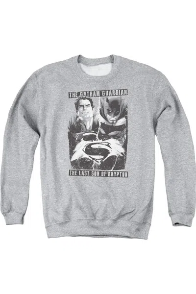 Gildan Batman V Superman Guardian V Son Adult Crewneck Sweatshirt In Multi
