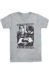 Gildan Batman V Superman Guardian V Son Short Sleeve Adult V Neck Premium Cotton Tee / T-shirt In Multi