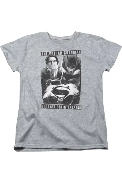 Gildan Batman V Superman Guardian V Son Short Sleeve Womens Tee / T-shirt In Multi