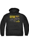 Gildan Batman V Superman Mobile Dark Knight Adult Pull Over Hoodie / Hooded Sweatshirt In Black