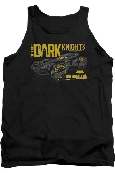 Gildan Batman V Superman Mobile Dark Knight Adult Tank Top In Black