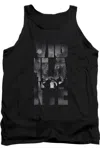 Gildan Batman V Superman Rainy Viglante Adult Tank Top In Black