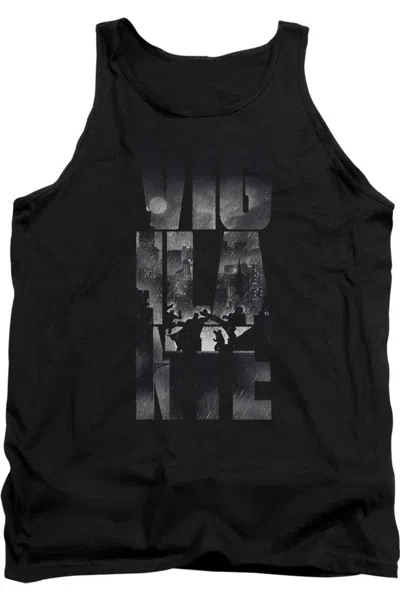 Gildan Batman V Superman Rainy Viglante Adult Tank Top In Black