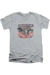 Gildan Batman V Superman Showdown In Gotham Short Sleeve Adult V Neck Premium Cotton Tee / T-shirt In Multi