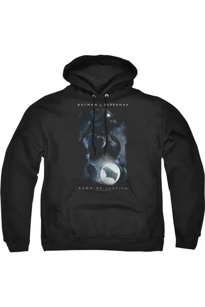 Gildan Batman V Superman Signal Adult Pull Over Hoodie / Hooded Sweatshirt In Black