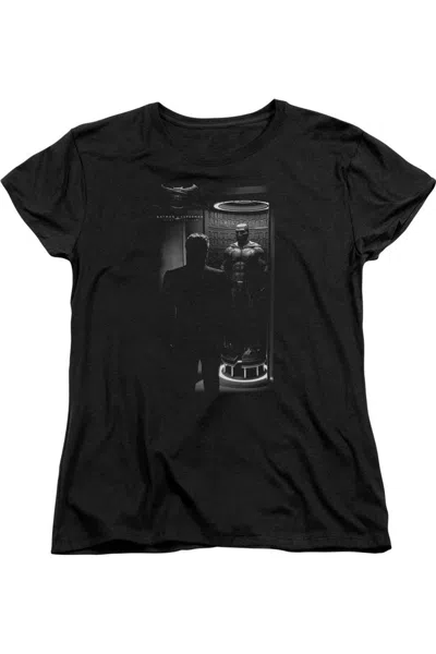 Gildan Batman V Superman Suit Up Short Sleeve Womens Tee / T-shirt In Black