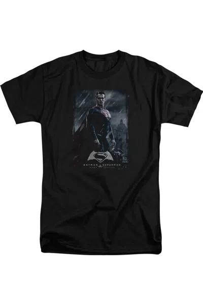 Gildan Batman V Superman Supe Poster Short Sleeve Adult Tall Tee / T-shirt In Black