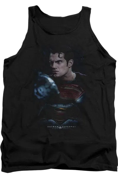 Gildan Batman V Superman Super Angry Adult Tank Top In Black