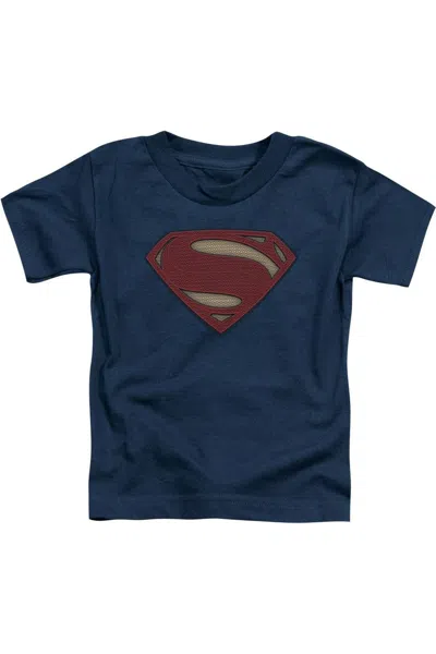 Gildan Kids' Batman V Superman Super Movie Logo Short Sleeve Juvenile Tee / T-shirt In Blue