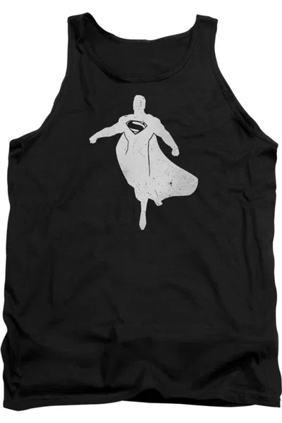 Gildan Batman V Superman Superman Silhouette Adult Tank Top In Black