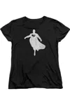 Gildan Batman V Superman Superman Silhouette Short Sleeve Womens Tee / T-shirt In Black
