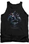 Gildan Batman V Superman Team Up Adult Tank Top In Black