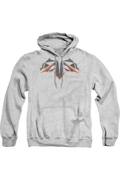 Gildan Batman V Superman Tech Bat Logo Adult Pull Over Hoodie / Hooded Sweatshirt In Gray