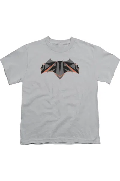 Gildan Kids' Batman V Superman Tech Bat Logo Short Sleeve Youth Tee / T-shirt In White