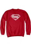 Gildan Batman V Superman Techy S Adult Crewneck Sweatshirt In Red