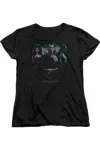Gildan Batman V Superman The Crew Short Sleeve Womens Tee / T-shirt In Black
