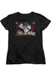 Gildan Batman V Superman This Means War Short Sleeve Womens Tee / T-shirt In Black