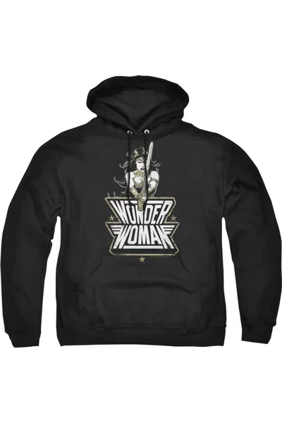Gildan Batman V Superman Tough Adult Pull Over Hoodie / Hooded Sweatshirt In Black