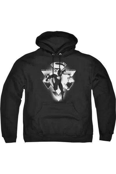 Gildan Batman V Superman Triple Diamond Adult Pull Over Hoodie / Hooded Sweatshirt In Black