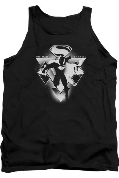 Gildan Batman V Superman Triple Diamond Adult Tank Top In Black