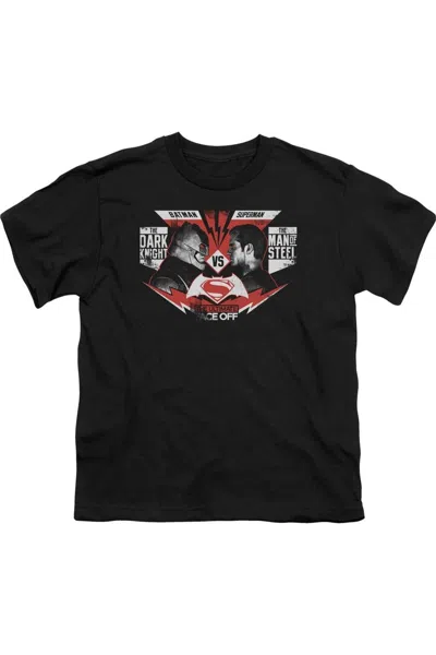 Gildan Kids' Batman V Superman Ultimate Face Off Short Sleeve Youth Tee / T-shirt In Animal Print