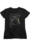 Gildan Batman Villains Unleashed Short Sleeve Womens Tee / T-shirt In Black