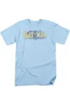 Gildan Batman Vintage Logo Short Sleeve Adult Tee / T-shirt In Blue