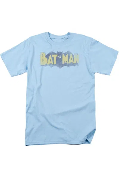 Gildan Batman Vintage Logo Short Sleeve Adult Tee / T-shirt In Blue