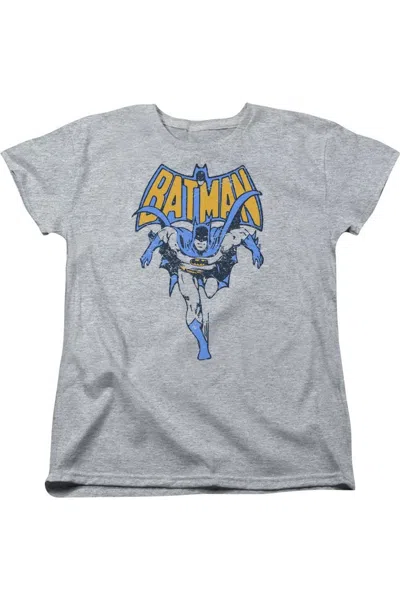 Gildan Batman Vintage Run Short Sleeve Womens Tee / T-shirt In Multi