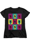 Gildan Batman Warhol Batman Short Sleeve Women´s Tee / T-shirt In Black