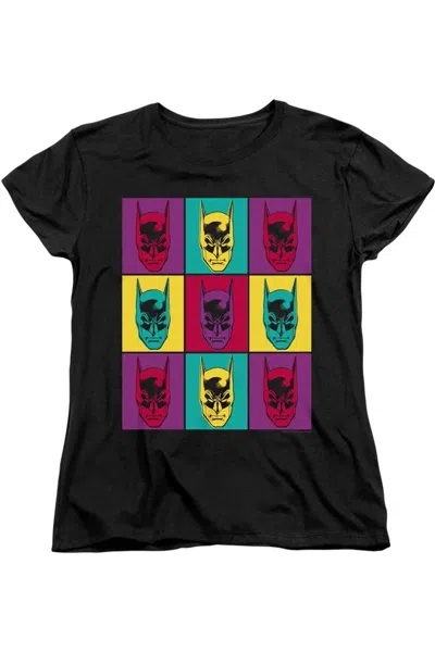 Gildan Batman Warhol Batman Short Sleeve Women´s Tee / T-shirt In Black