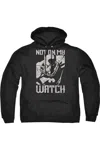 Gildan Batman Watch Adult Pull Over Hoodie / Hooded Sweatshirt In Black