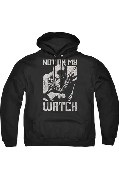 Gildan Batman Watch Adult Pull Over Hoodie / Hooded Sweatshirt In Black