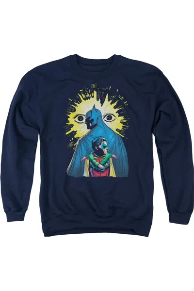 Gildan Batman Watchers Adult Crewneck Sweatshirt In Blue