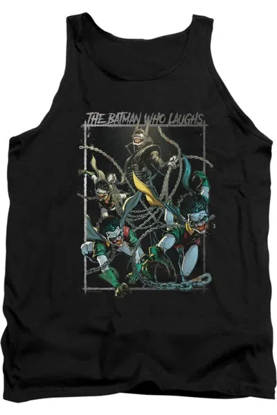 Gildan Batman Who Laughs Adult Tank Top In Black