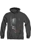 Gildan Batman Who Laughs Head Adult Heather Hoodie / Hooded Sweatshirt In Black