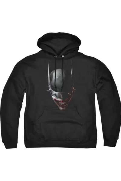 Gildan Batman Who Laughs Head Adult Pull Over Hoodie / Hooded Sweatshirt In Black