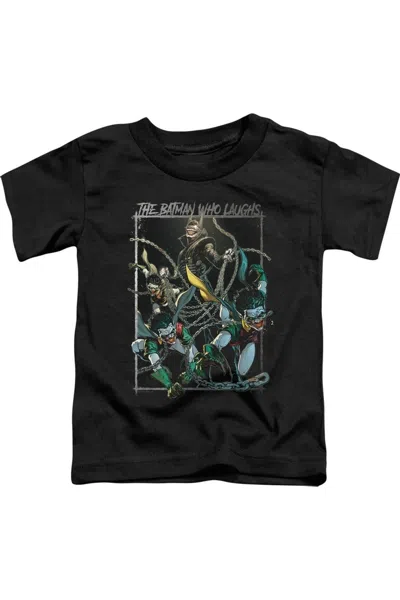 Gildan Kids' Batman Who Laughs Short Sleeve Youth Tee / T-shirt In Black