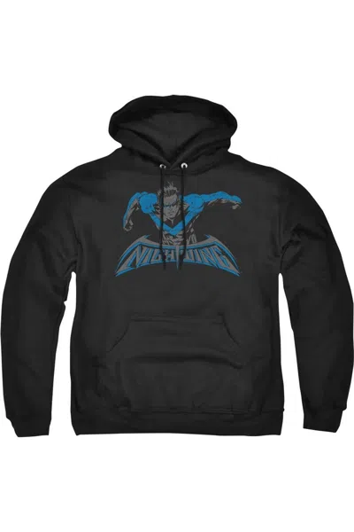 Gildan Batman Wing Of The Night Adult Pull Over Hoodie / Hooded Sweatshirt In Black