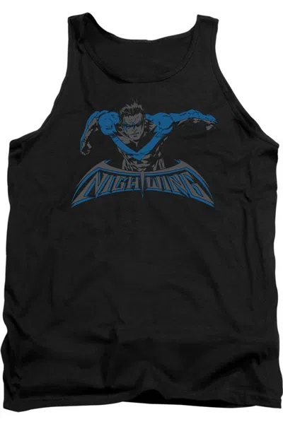 Gildan Batman Wing Of The Night Adult Tank Top In Black