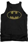 Gildan Batman Word Logo Adult Tank Top In Black