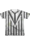 Gildan Beetlejuice Beetlejuice Suit (front/back Print) Adult Poly/cotton Short Sleeve Tee / T-shirt In White