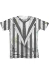Gildan Beetlejuice Beetlejuice Suit (front/back Print) Adult Poly/cotton Short Sleeve Tee / T-shirt In White