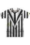 Gildan Beetlejuice Beetlejuice Suit (front/back Print) Adult Poly/cotton Short Sleeve Tee / T-shirt In White