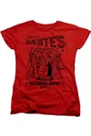 Gildan Beetlejuice Dantes Inferno Room Short Sleeve Women´s Tee / T-shirt In Red