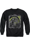 Gildan Beetlejuice Here Lies Adult Crewneck Sweatshirt In Black